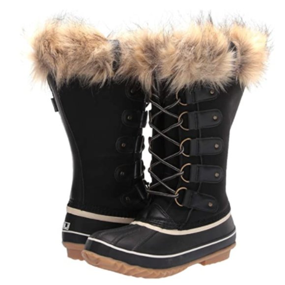 Jambu Shoes - FINAL$ JBU BY JAMBU Bella Waterproof Faux Fur Trim Tall Duck Boots Black